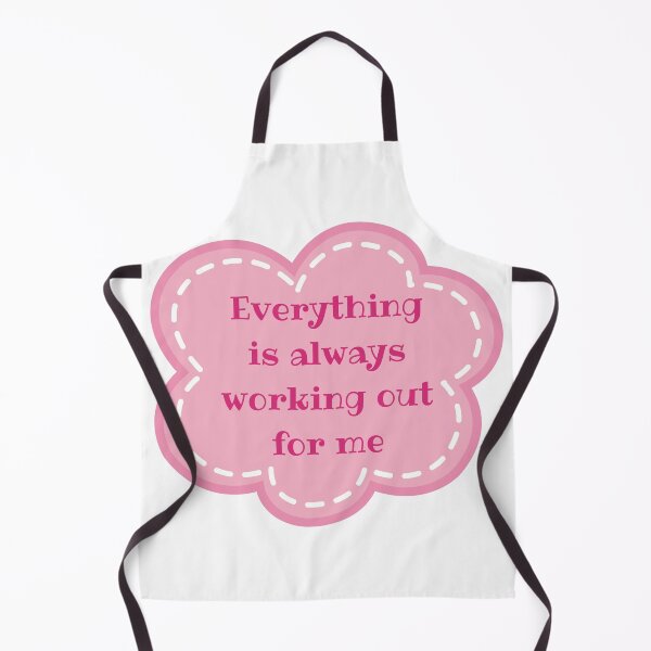 Item preview, Everything Is Always Working Out for Me – Pink Affirmation Minimalist Manifestation Design designed and sold by CosmicCutouts.