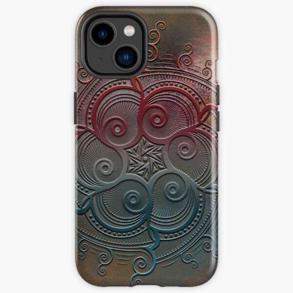 Mobile skin case mandala split iPhone Tough Case
