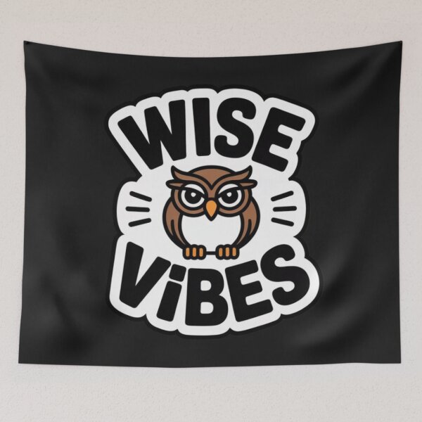 Item preview, OWL - WISE VIBES designed and sold by 123ks.