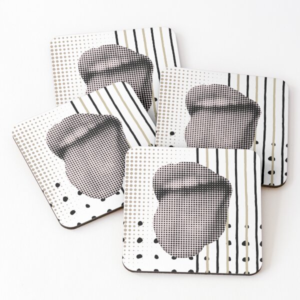 Item preview, Surreal Halftone Lips – Brutalist Abstract Mouth designed and sold by nomistyles.