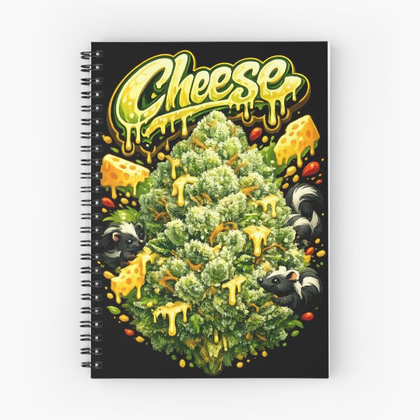 Item preview, Cheese Graffiti Print | Cheesy Spicy Hybrid Strain Typography | Euphoric 420 designed and sold by WAUZ.