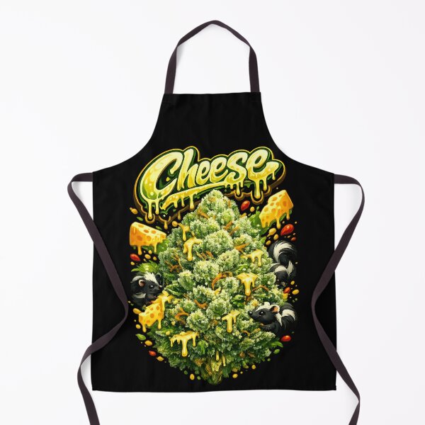 Item preview, Cheese Graffiti Print | Cheesy Spicy Hybrid Strain Typography | Euphoric 420 designed and sold by WAUZ.