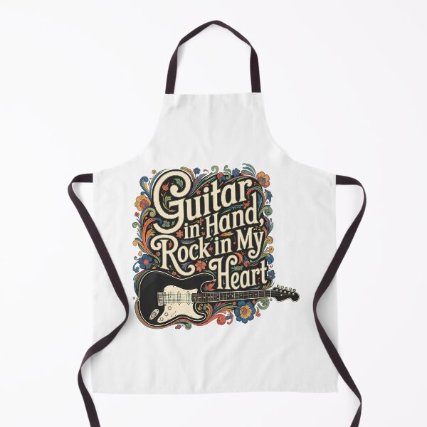 Item preview, Cosmic Guitar Rock in Heart - World Music Day Tribute Art Design designed and sold by Art-Arcade6.