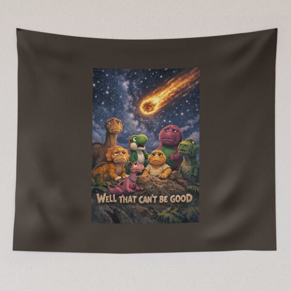 Item preview, Funny Dinosaur Meteor Extinction designed and sold by bultpruf.