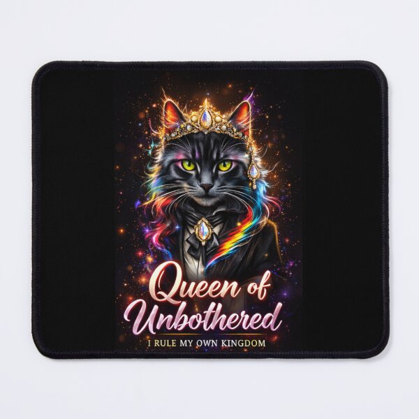 Item preview, Queen of Unbothered Cat – Boss Lady Aesthetic – Confident Independent Woman Design designed and sold by sumodesign.