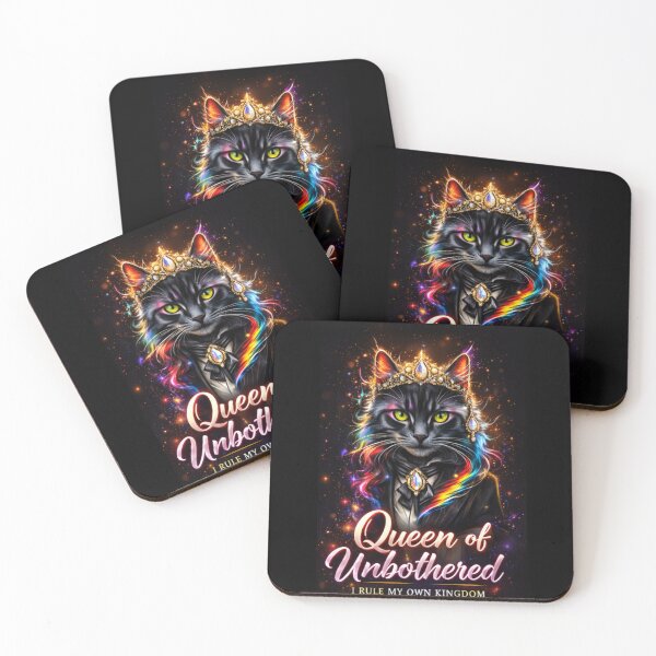 Item preview, Queen of Unbothered Cat – Boss Lady Aesthetic – Confident Independent Woman Design designed and sold by sumodesign.