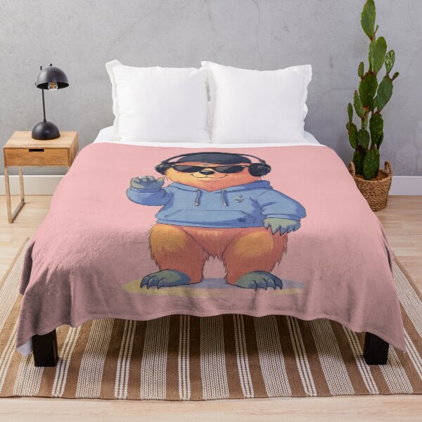 Item preview, Cool Music Bear Illustration designed and sold by BLUESKY11a.
