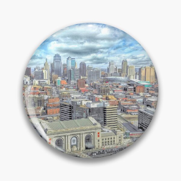 Item preview, Kansas City Skyline Art  designed and sold by Venturiart.