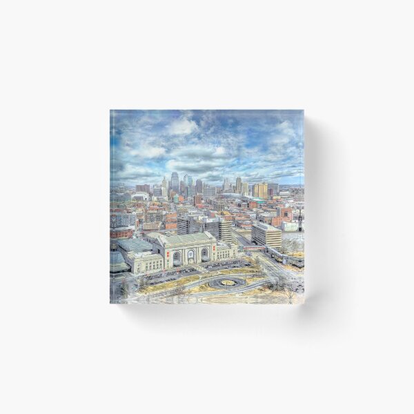 Item preview, Kansas City Skyline Art  designed and sold by Venturiart.