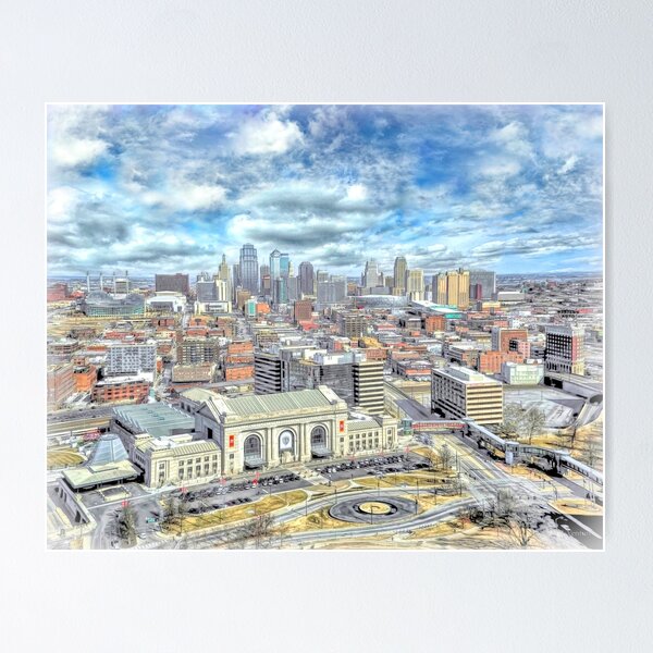 Item preview, Kansas City Skyline Art  designed and sold by Venturiart.