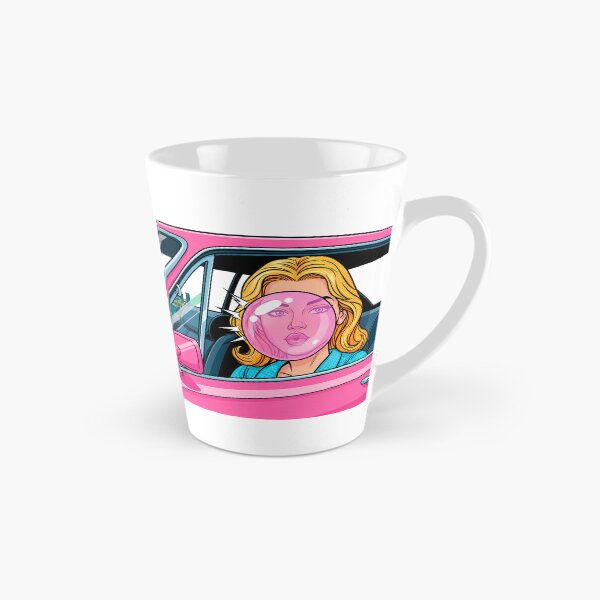 Item preview, Vintage Pop Art Woman Blowing Pink Bubble Gum Bubble designed and sold by PopDesignStyle.