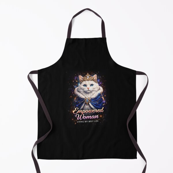 Item preview, Empowered Woman Cat Queen Design | Feminine Power Aesthetic | Cute Royal Cat Art | Boss Lady Gift | Strong Woman Illustration designed and sold by sumodesign.