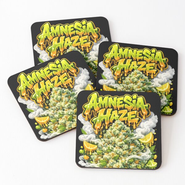 Item preview, Amnesia Haze Graffiti Print | Citrus Earthy Sativa Strain Typography | Zerebral Uplifting 420 designed and sold by WAUZ.