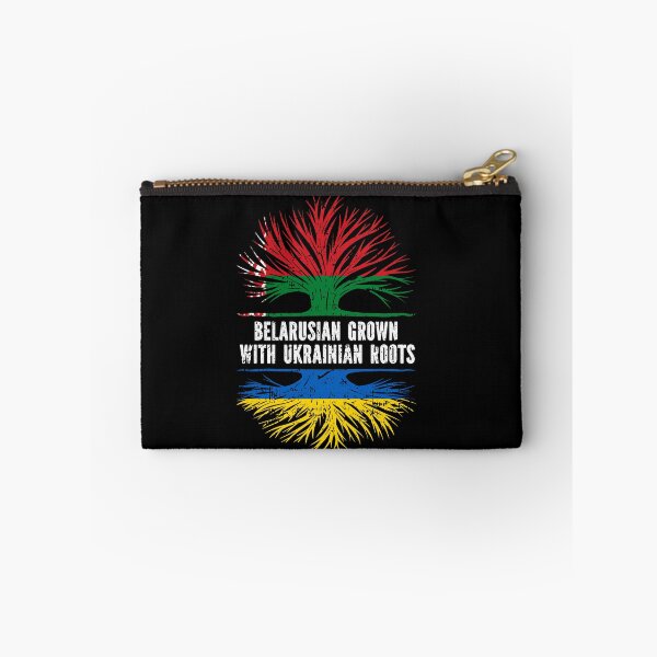Item preview, Belarusian Grown with Ukrainian Roots Flag designed and sold by CosmoKitsch.