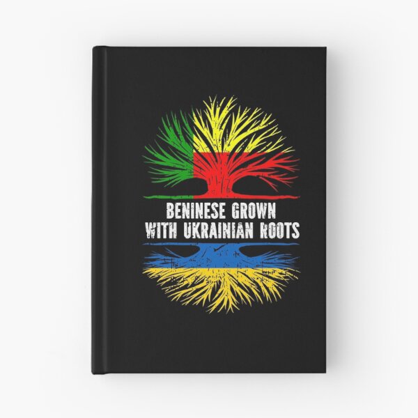 Item preview, Beninese Grown with Ukrainian Roots Flag designed and sold by CosmoKitsch.