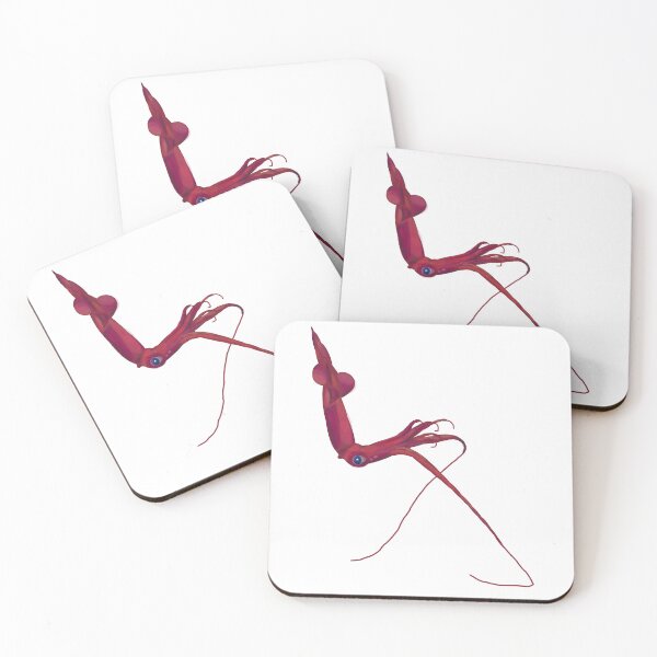 Item preview, Long Legged Squid, (Mastigoteuthis sp.) designed and sold by Benny-and-Bea.