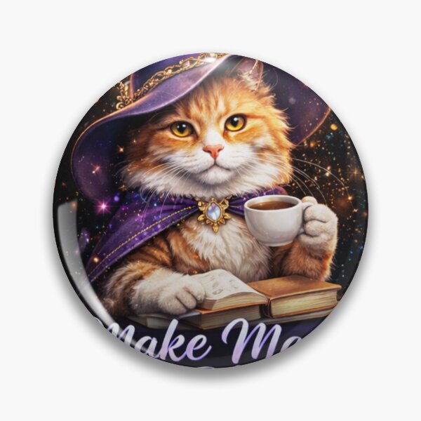 Item preview, Make Moves in Silence Cat Design | Introvert Motivation Aesthetic | Witchy Cat Coffee Art | Quiet Success Quote | Book Lover Cat Gift designed and sold by sumodesign.