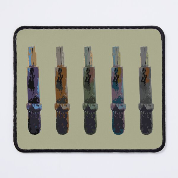 Item preview, Colorful Mechanical Components in Linear Arrangement designed and sold by Arturo Daniel Garcia Palomo.
