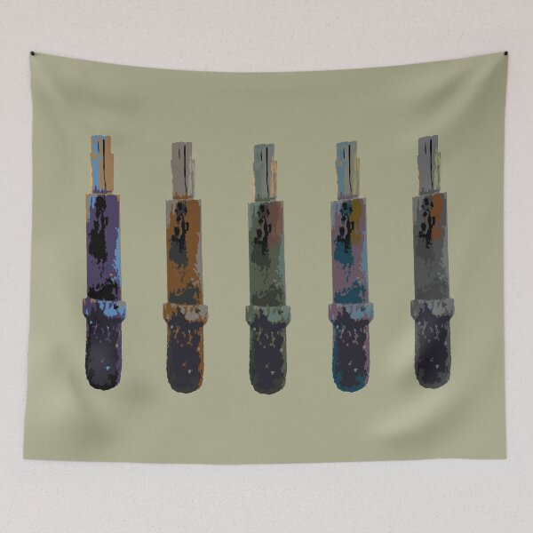 Item preview, Colorful Mechanical Components in Linear Arrangement designed and sold by Arturo Daniel Garcia Palomo.