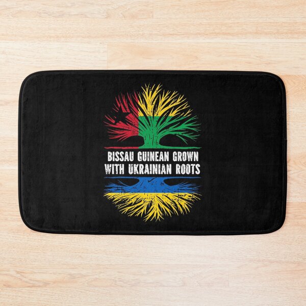 Item preview, Bissau Guinean Grown with Ukrainian Roots Flag designed and sold by CosmoKitsch.