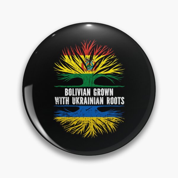 Item preview, Bolivian Grown with Ukrainian Roots Flag designed and sold by CosmoKitsch.