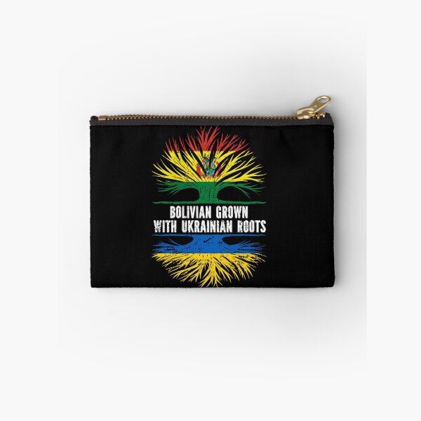 Item preview, Bolivian Grown with Ukrainian Roots Flag designed and sold by CosmoKitsch.