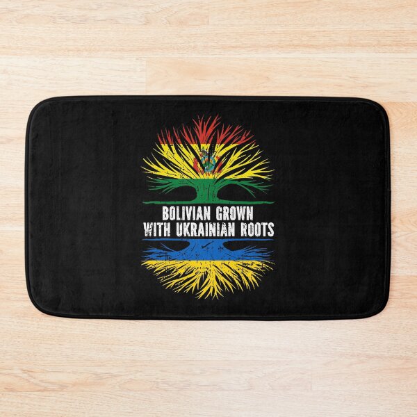 Item preview, Bolivian Grown with Ukrainian Roots Flag designed and sold by CosmoKitsch.