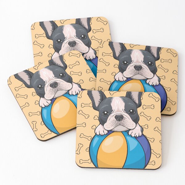 Item preview, Frenchie with ball  designed and sold by Cozyconvo.