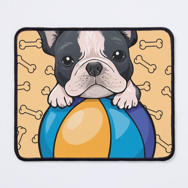 Item preview, Frenchie with ball designed and sold by Cozyconvo.