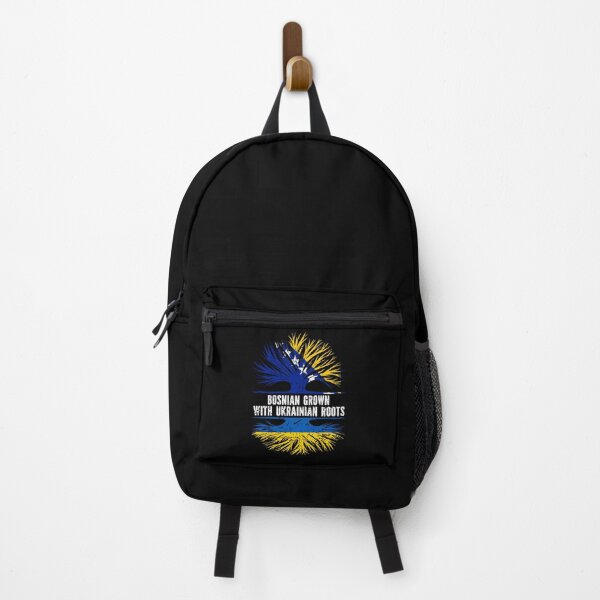 Item preview, Bosnian Grown with Ukrainian Roots Flag designed and sold by CosmoKitsch.