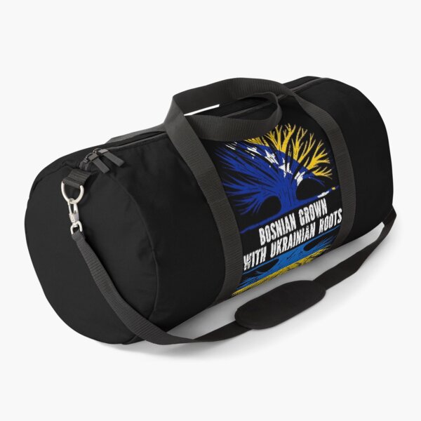Item preview, Bosnian Grown with Ukrainian Roots Flag designed and sold by CosmoKitsch.