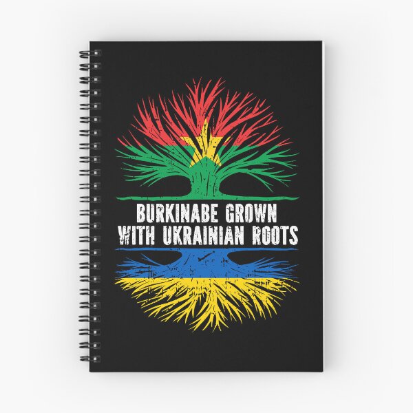 Item preview, Burkinabe Grown with Ukrainian Roots Flag designed and sold by CosmoKitsch.