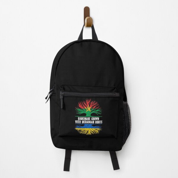 Item preview, Burkinabe Grown with Ukrainian Roots Flag designed and sold by CosmoKitsch.