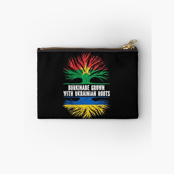 Item preview, Burkinabe Grown with Ukrainian Roots Flag designed and sold by CosmoKitsch.