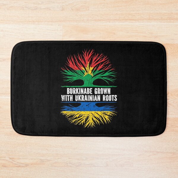 Item preview, Burkinabe Grown with Ukrainian Roots Flag designed and sold by CosmoKitsch.