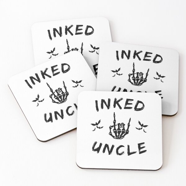 Item preview, Inked Uncle Skeleton Hand Bats Halloween Design designed and sold by snowry.