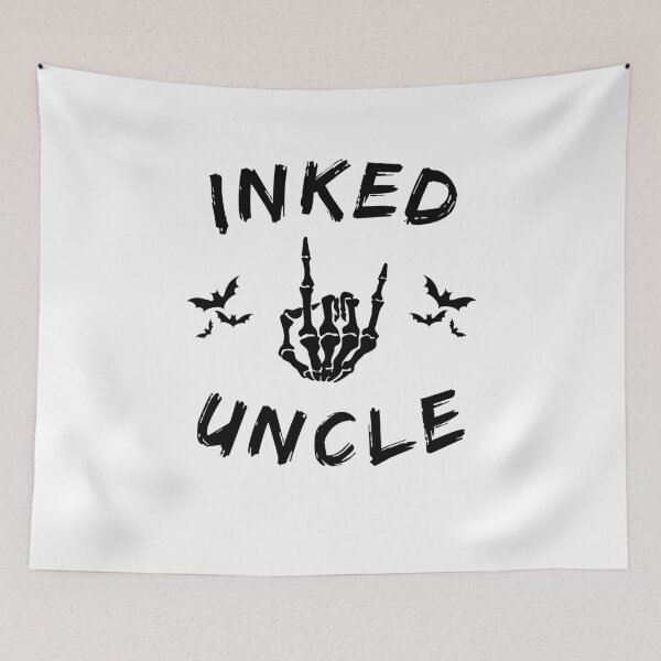 Item preview, Inked Uncle Skeleton Hand Bats Halloween Design designed and sold by snowry.