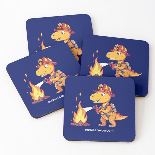 Item preview, Dino fireman designed and sold by T-SHIRTS-AALST.