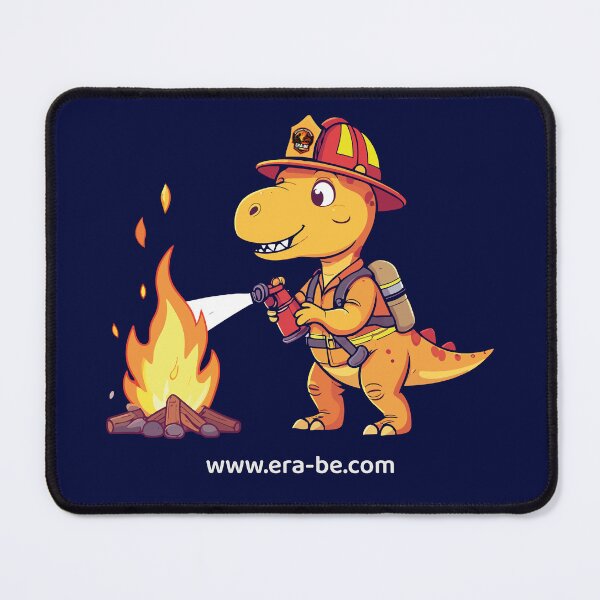 Item preview, Dino fireman designed and sold by T-SHIRTS-AALST.