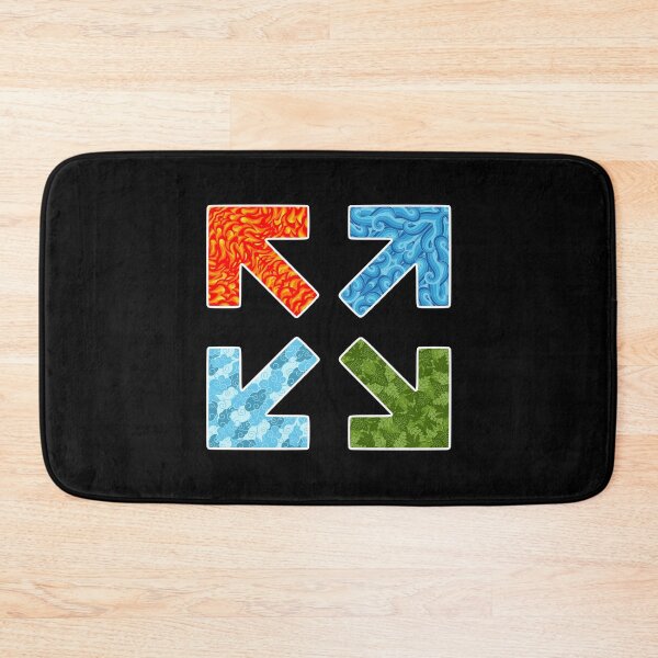 Item preview, Four Elements - Arrows, Fire, Water, Earth, Air (white outlines) designed and sold by DESTRATOR_DE.