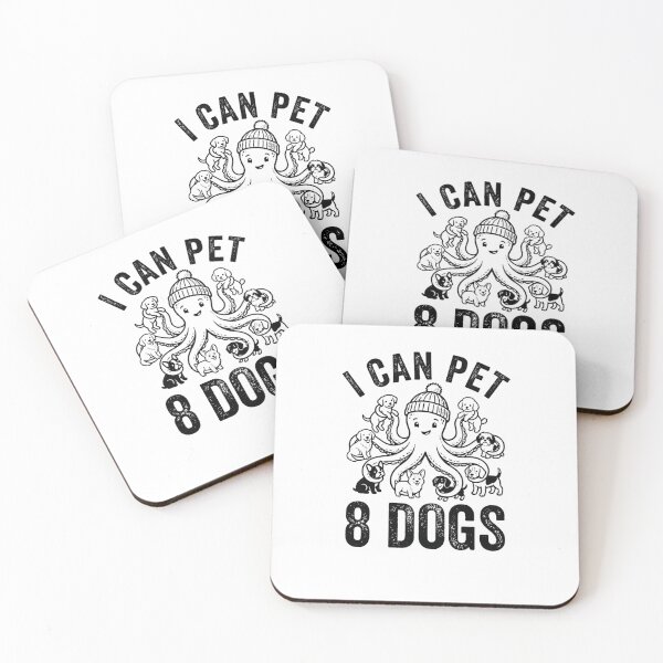 Item preview, Octopus Petting 8 Dogs Funny Dog Lover Cephalopod designed and sold by snowry.