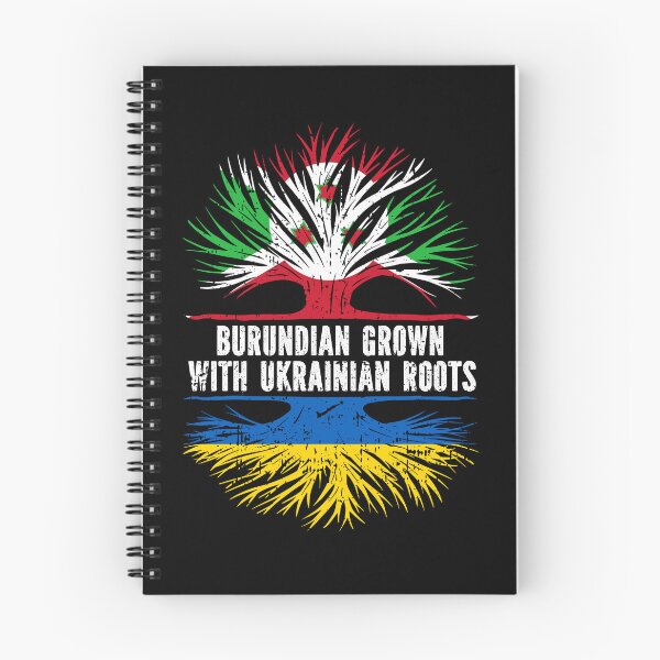 Item preview, Burundian Grown with Ukrainian Roots Flag designed and sold by CosmoKitsch.