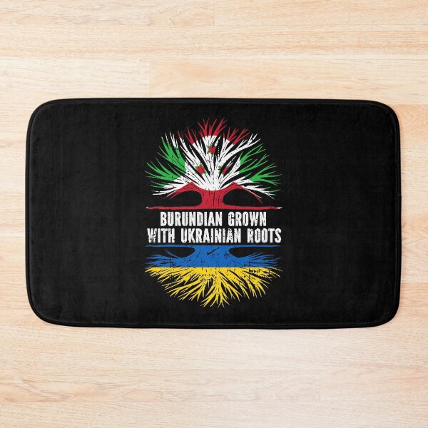 Item preview, Burundian Grown with Ukrainian Roots Flag designed and sold by CosmoKitsch.