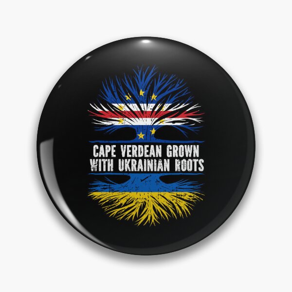 Item preview, Cape Verdean Grown with Ukrainian Roots Flag designed and sold by CosmoKitsch.