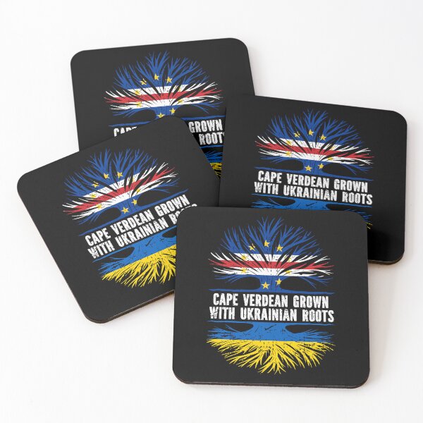 Item preview, Cape Verdean Grown with Ukrainian Roots Flag designed and sold by CosmoKitsch.