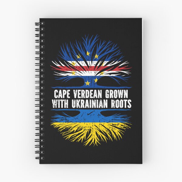 Item preview, Cape Verdean Grown with Ukrainian Roots Flag designed and sold by CosmoKitsch.