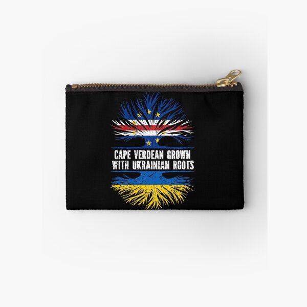 Item preview, Cape Verdean Grown with Ukrainian Roots Flag designed and sold by CosmoKitsch.