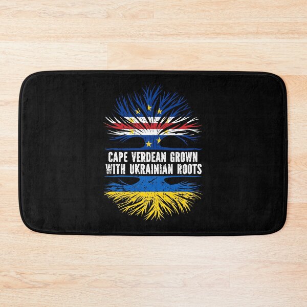 Item preview, Cape Verdean Grown with Ukrainian Roots Flag designed and sold by CosmoKitsch.
