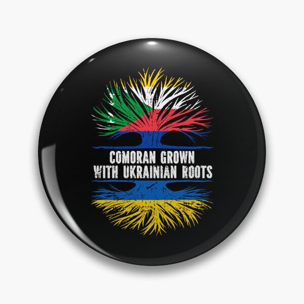Item preview, Comoran Grown with Ukrainian Roots Flag designed and sold by CosmoKitsch.