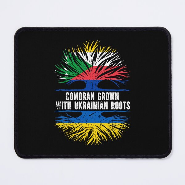 Item preview, Comoran Grown with Ukrainian Roots Flag designed and sold by CosmoKitsch.